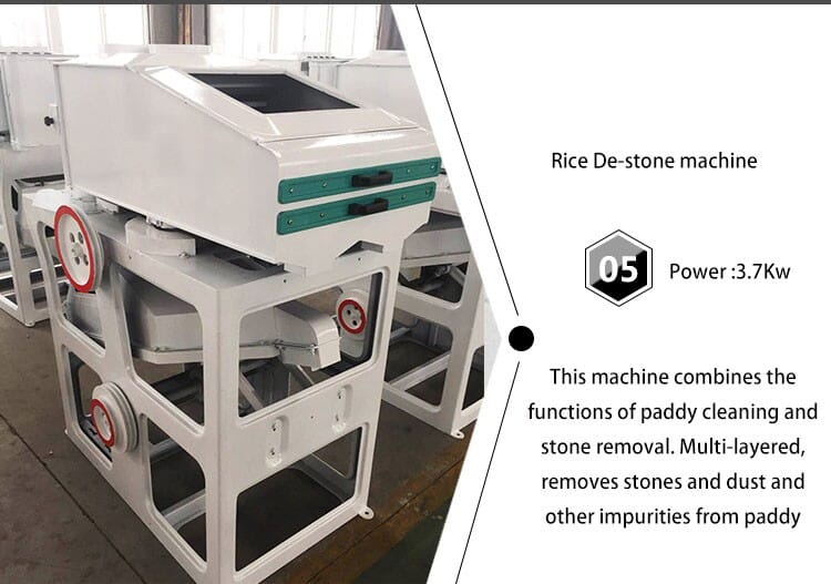 rice de-stone machine