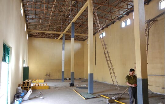 Flour processing plant construction