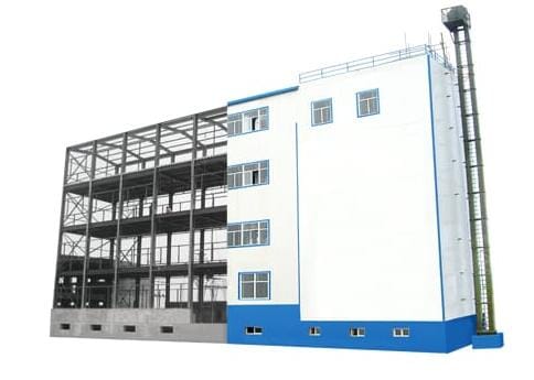 Steel structure flour mill-3