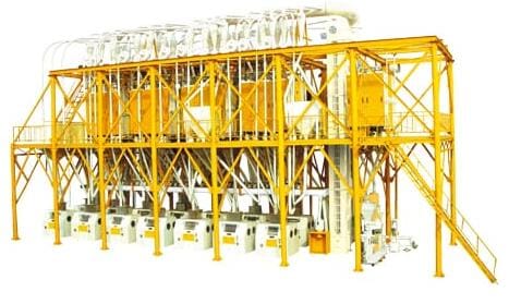 Steel structure flour mill-1